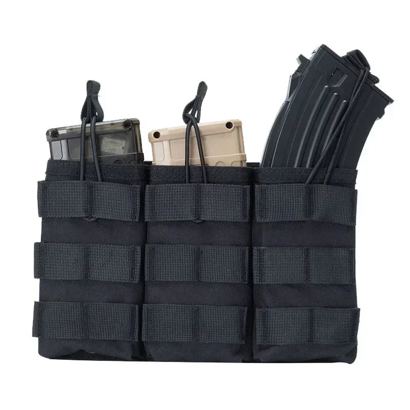 Poche Tactique MOLLE – Porte-Chargeur Simple, Double ou Triple – Compatible M4/M16/AR15 - BLACKBEARD OUTDOOR INDUSTRIES
