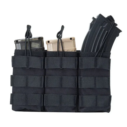 Poche Tactique MOLLE – Porte-Chargeur Simple, Double ou Triple – Compatible M4/M16/AR15 - BLACKBEARD OUTDOOR INDUSTRIES