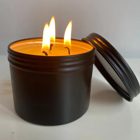 Bougie de Survie 36 Heures avec Couvercle – Écologique, Sans Fumée et Sans Odeur pour Activités Extérieures - BLACKBEARD OUTDOOR INDUSTRIES