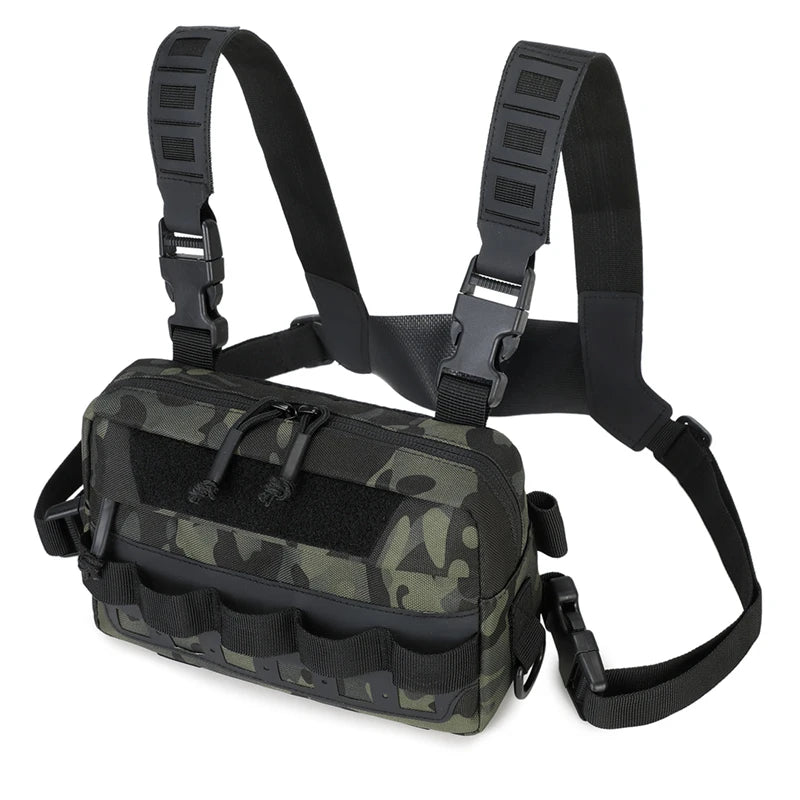 Sac tactique compact à porter sur la poitrine – Unisex, avec multiples poches pour un rangement sécurisé des équipements, accessoires et essentiels - BLACKBEARD OUTDOOR INDUSTRIES