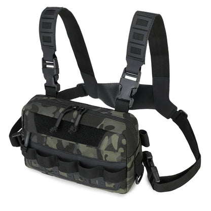 Sac tactique compact à porter sur la poitrine – Unisex, avec multiples poches pour un rangement sécurisé des équipements, accessoires et essentiels - BLACKBEARD OUTDOOR INDUSTRIES