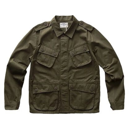 Veste Casual Vintage Amekaji Multi-Poches pour Homme - TCU - BLACKBEARD OUTDOOR INDUSTRIES