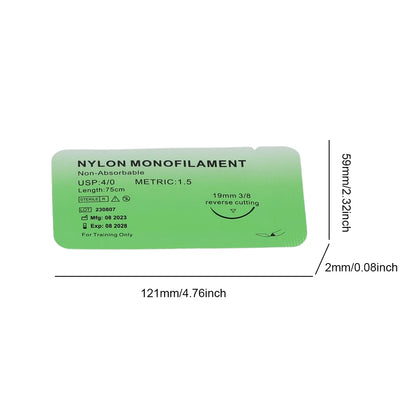Kit de Pratique de Suture pour Étudiants en Médecine - Formation Chirurgicale avec Simulateur de Peau, Ensemble d'Outils d'Enseignement et Matériel Éducatif - BLACKBEARD OUTDOOR INDUSTRIES