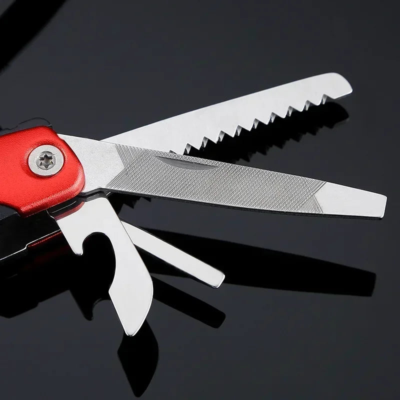 1 Pcs Multi Functional Folding Pliers Combination Multi-purpose Tool Outdoor Portable Pointed Nose Pliers Camping Tool Pliers BLACKBEARD OUTDOOR INDUSTRIES