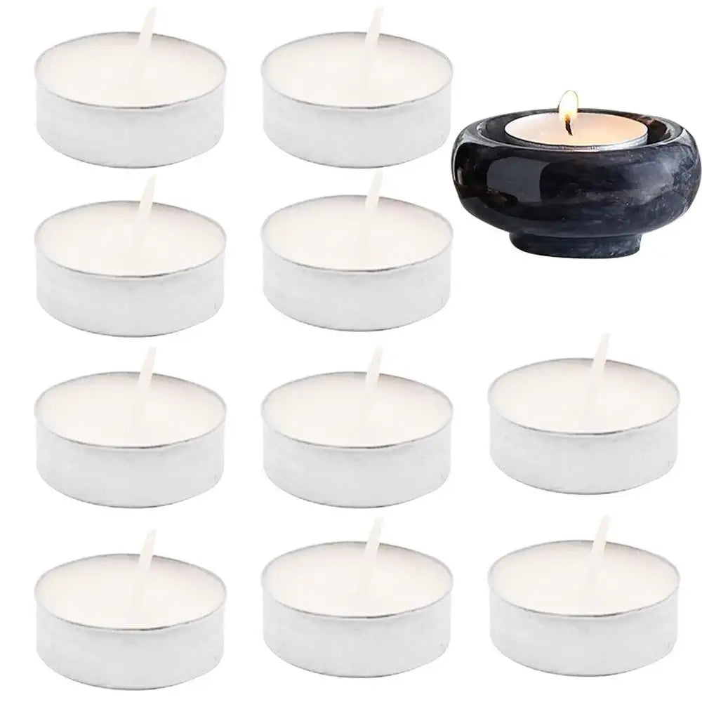 Mini Bougies Théières - Lot de 10 Bougies Longue Durée et Sans Fumée pour Mariages, Soirées et Décoration Extérieure - BLACKBEARD OUTDOOR INDUSTRIES