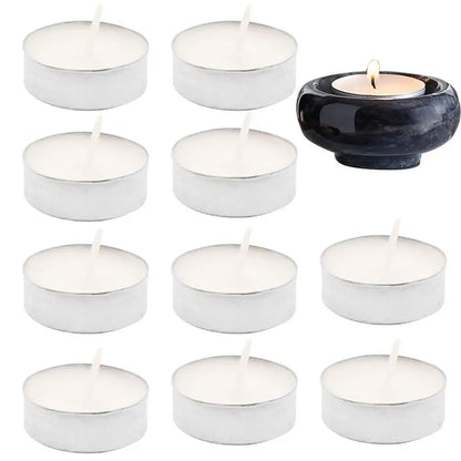 Mini Bougies Théières - Lot de 10 Bougies Longue Durée et Sans Fumée pour Mariages, Soirées et Décoration Extérieure - BLACKBEARD OUTDOOR INDUSTRIES