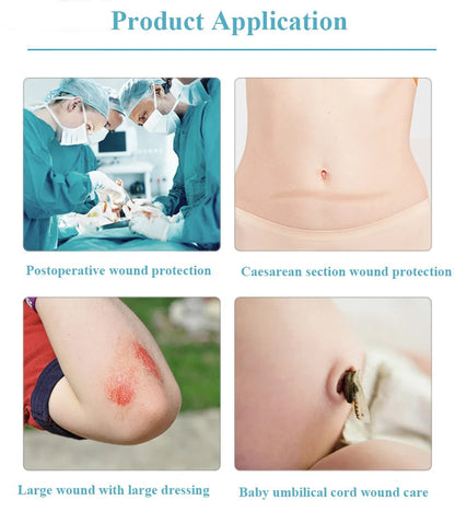 40Pcs Pansements Médicaux Respirants Adhésifs – Bandages pour Soins de Plaies Chirurgicales et Urgences BLACKBEARD OUTDOOR INDUSTRIES