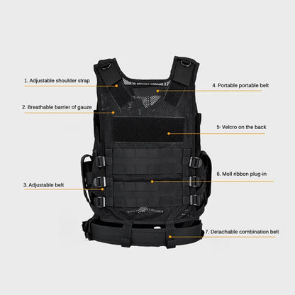 Gilet d’Intervention Tactical – Robustesse et Fonctionnalité Ma boutique