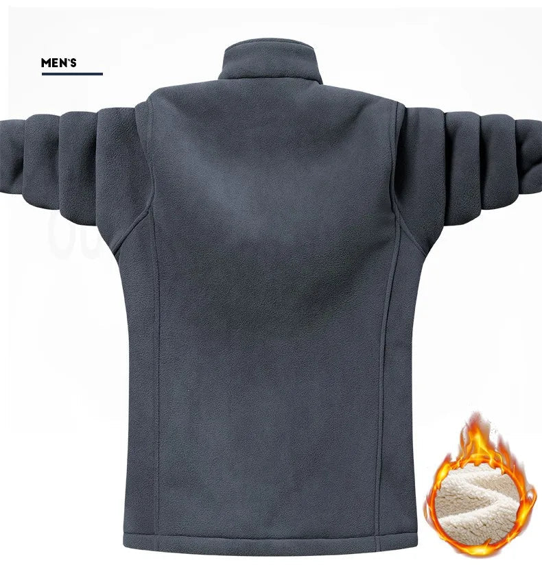 Veste Polaire Plus Size 9XL Hiver - Manteau Doublé Soft Shell pour Homme BLACKBEARD OUTDOOR INDUSTRIES