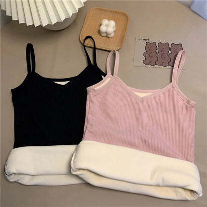 Lot de 2 Débardeurs Thermiques Femme | Hiver | Sans Manches | Velours Doux & Chaud | Taille Unique Extensible - BLACKBEARD OUTDOOR INDUSTRIES