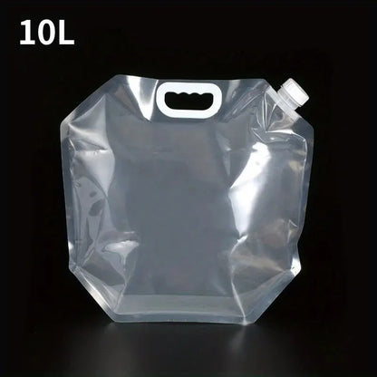 Jerrican Souple Pliable 5L / 10L – Réservoir d’Eau Portable pour Camping, Randonnée, Urgences, Survie - BLACKBEARD OUTDOOR INDUSTRIES