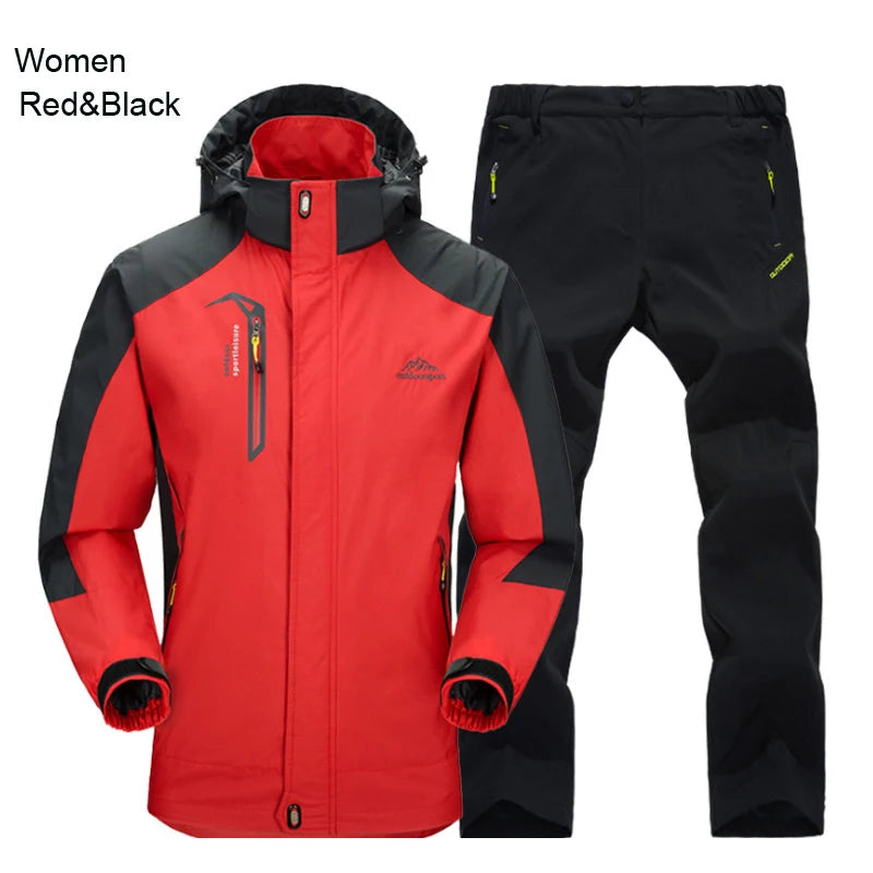 Ensemble Veste & Pantalon de Randonnée Femme TRVLWEGO | Imperméable 20000MM | Coupe-Vent | Outdoor Camping Trekking - BLACKBEARD OUTDOOR INDUSTRIES