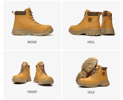 Chaussures de Sécurité Homme et Femme - Sneakers Anti-écrasement avec Embout Métallique, Bottes de Travail Indestructibles pour Construction - BLACKBEARD OUTDOOR INDUSTRIES