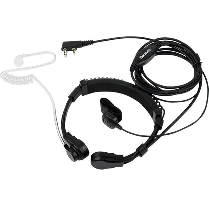Retevis Micro de Gorge Discret avec Tube Acoustique Transparent et PTT au Doigt - BLACKBEARD OUTDOOR INDUSTRIES