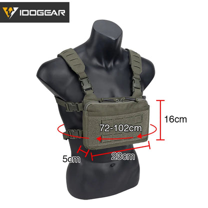 IDOGEAR KGR Tactical Chest Rig MOLLE – Harnais Tactique Compact Ma boutique
