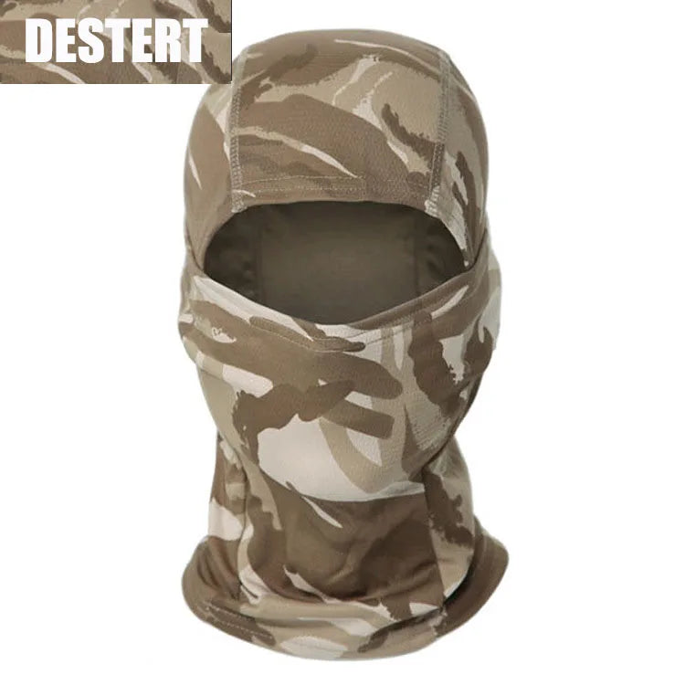 Masque Balaclava Tactique Multicam - Masque Complet de Protection du Visage, Chapeau de Cyclisme et Chasse, Camouflage, Écharpe Balaclava - BLACKBEARD OUTDOOR INDUSTRIES