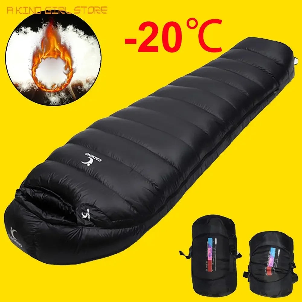 Sac de Couchage Ultraléger en Duvet de Canard Blanc | Hiver / Automne – Forme Momie - BLACKBEARD OUTDOOR INDUSTRIES