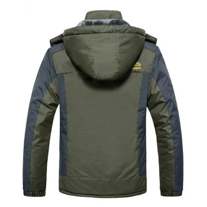 Parka Hiver Homme 2024 - Veste Chaude Imperméable avec Capuche Amovible | Coupe-Vent Militaire Fleece Jusqu’au 9XL - BLACKBEARD OUTDOOR INDUSTRIES