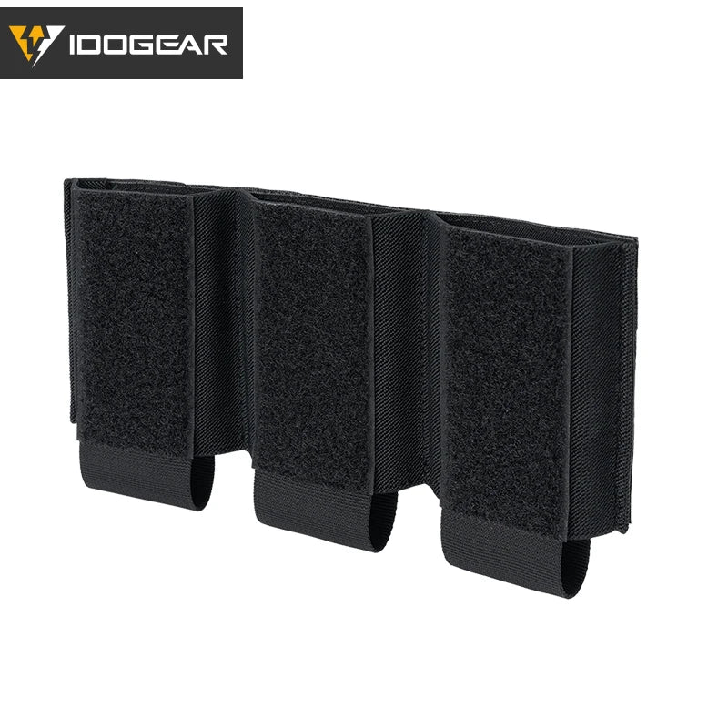 Poche à Chargeurs Tactique 5.56 Triple IDOGEAR – Modèle DOPE avec Fixation Élastique Hook & Loop - Référence 3598 - BLACKBEARD OUTDOOR INDUSTRIES
