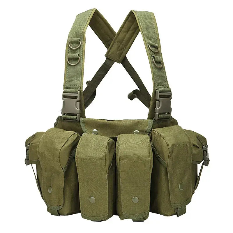 Chest Rig Tactique Universel – 7 Poches – Tissu Renforcé 800D Ma boutique