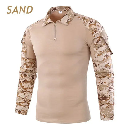 🪖 Chemise de Combat Camouflage Homme – TOMITANY Airsoft | Paintball | Randonnée | Tactique | Manches longues - BLACKBEARD OUTDOOR INDUSTRIES