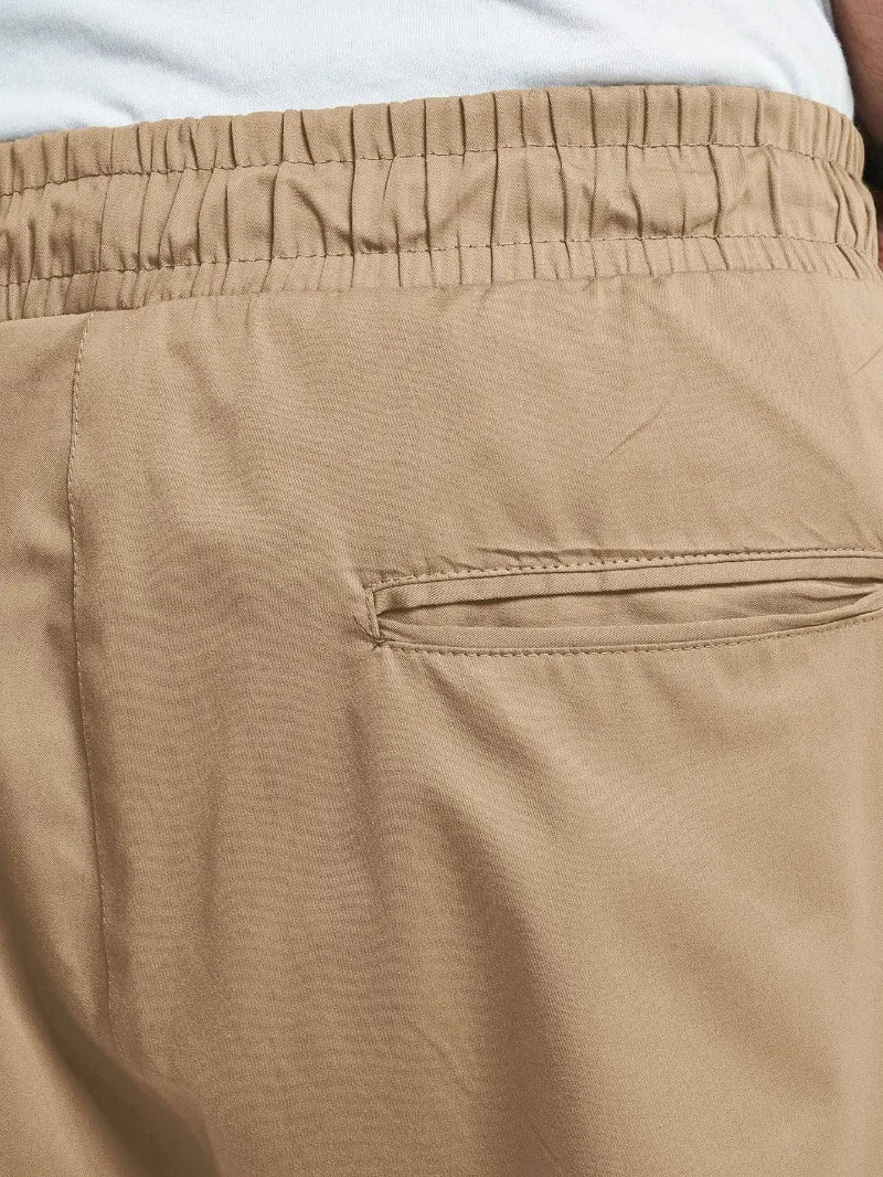 Pantalon Cargo Homme Grande Taille | Style Européen Décontracté | Taille Élastique & Cordon | Multi-poches | Léger & Confortable - BLACKBEARD OUTDOOR INDUSTRIES