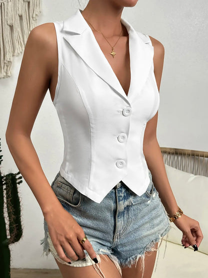 Gilet Slim Femme Printemps  – Style Européen & Américain | Casual Chic | Léger & Élégant - BLACKBEARD OUTDOOR INDUSTRIES