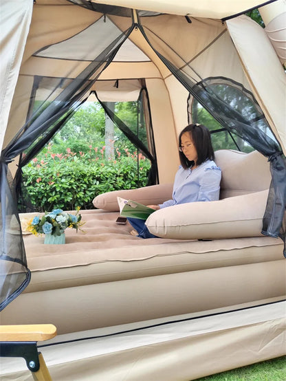 Tente Gonflable Lohascamping pour 4-5 Personnes - Air Shelter Dome Tent - BLACKBEARD OUTDOOR INDUSTRIES