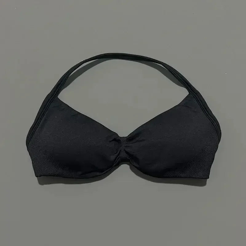 Brassière de Sport à Bretelles – Dos Croisé, Sans Armature, Rembourrage Amovible – Yoga, Fitness, Gym – Femme - BLACKBEARD OUTDOOR INDUSTRIES