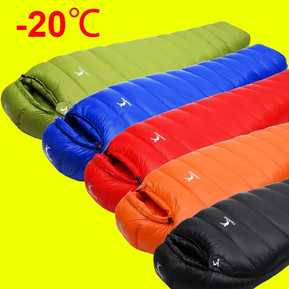 Sac de Couchage Ultraléger en Duvet de Canard Blanc | Hiver / Automne – Forme Momie - BLACKBEARD OUTDOOR INDUSTRIES
