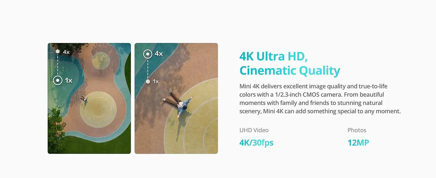 DJI Mini 4K / 4K UHD Camera Ma boutique