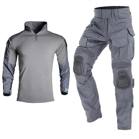 Ensemble Tactique Camouflage CP Gen3 – Uniforme de Combat Homme avec Protections (Coudes & Genoux) pour Chasse, Airsoft et Activités Extérieures - BLACKBEARD OUTDOOR INDUSTRIES