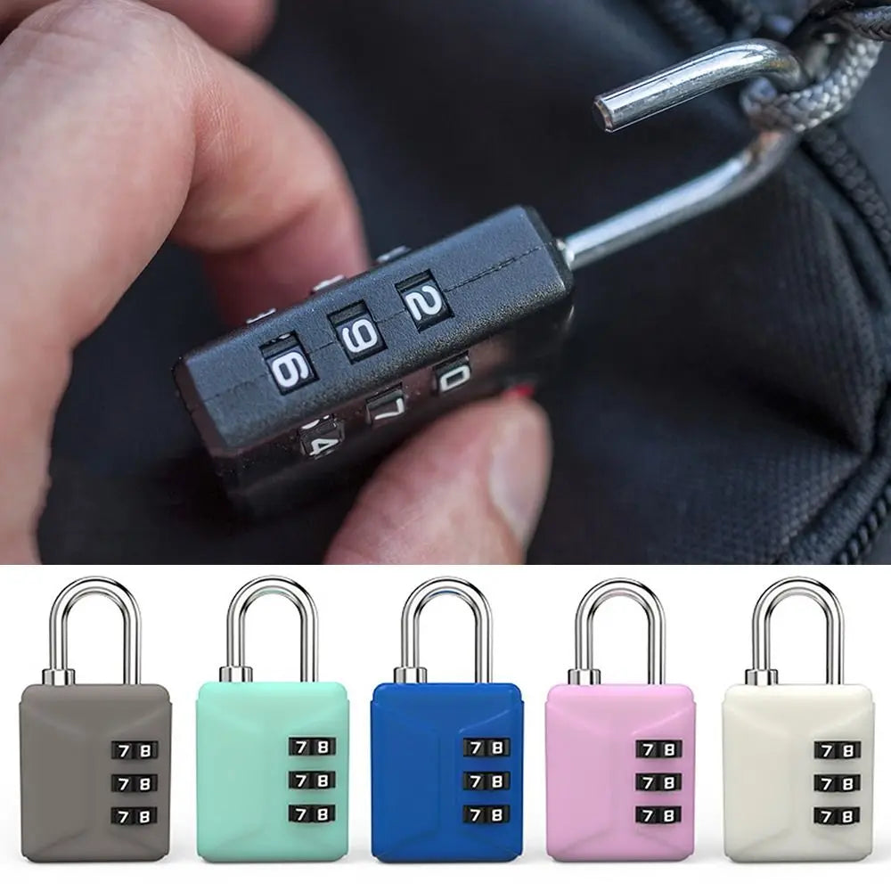 Mini Cadenas à Combinaison 3 Chiffres – Serrure pour Sac à Dos, Valise, Casier d’Étudiant - BLACKBEARD OUTDOOR INDUSTRIES