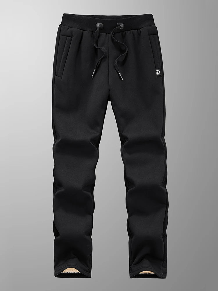 Pantalon Jogging Homme Hiver | Grandes Tailles 6XL-8XL | Épais, Doublé Polaire, Coton Stretch | Poches Zippées - BLACKBEARD OUTDOOR INDUSTRIES