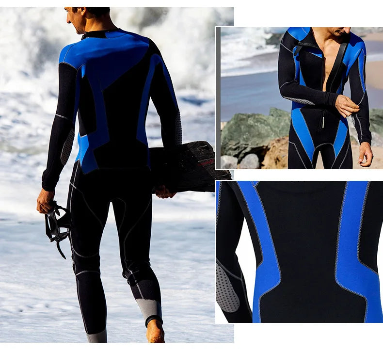 Combinaison de Plongée Homme 3MM Néoprène – Natation, Surf, Plongée, Snorkeling - BLACKBEARD OUTDOOR INDUSTRIES