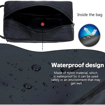 Trousse de Toilette Pliable Unisexe – Sac de Rangement Portable pour Cosmétiques & Accessoires de Voyage - BLACKBEARD OUTDOOR INDUSTRIES