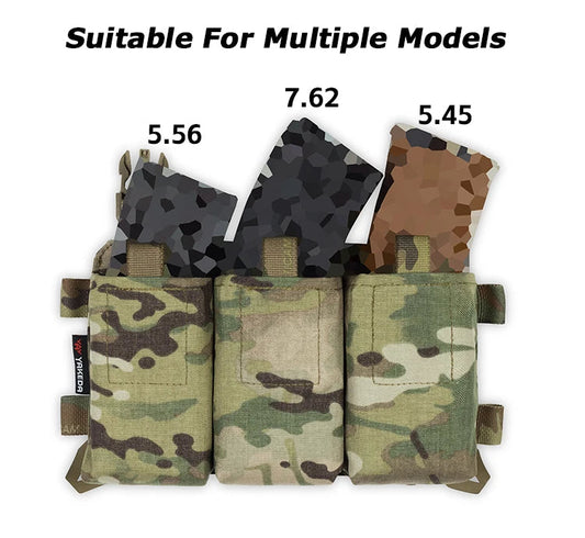 Gilet Tactique YAKEDA Triple 5.56/7.62 avec Libération Rapide et Boucle – Panneau Modulaire d'Attaque pour Équipement de Chasse Extérieure BLACKBEARD OUTDOOR INDUSTRIES