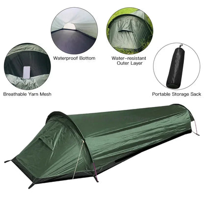 Tente Ultra-Légère de Randonnée 2025 - 1 Personne - BLACKBEARD OUTDOOR INDUSTRIES