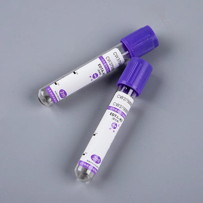10 pcs Tubes de Prélèvement Sanguin Sous Vide Jetables EDTA-K2 avec Bouchon – 2 ml / 5 ml Ma boutique