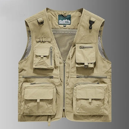 Gilet Tactique Homme Été – 14 Poches, Mesh Respirant - BLACKBEARD OUTDOOR INDUSTRIES