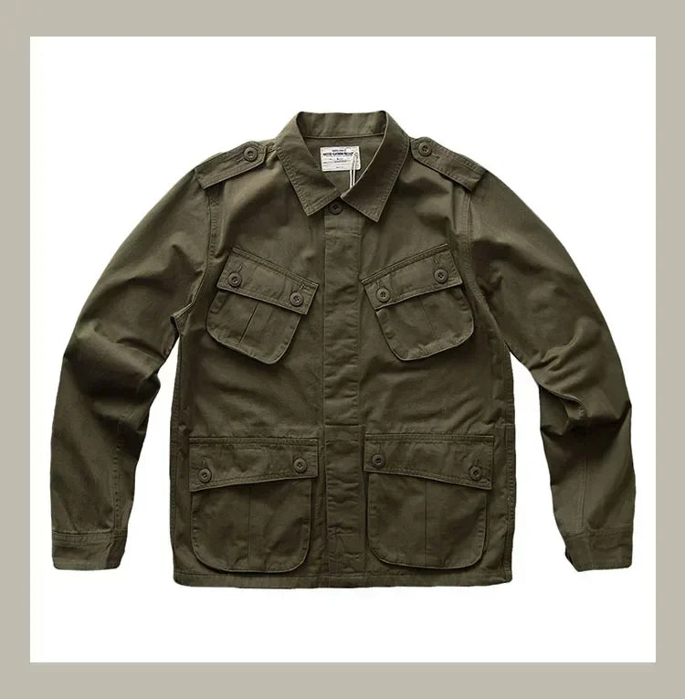 Veste Casual Vintage Amekaji Multi-Poches pour Homme - TCU - BLACKBEARD OUTDOOR INDUSTRIES