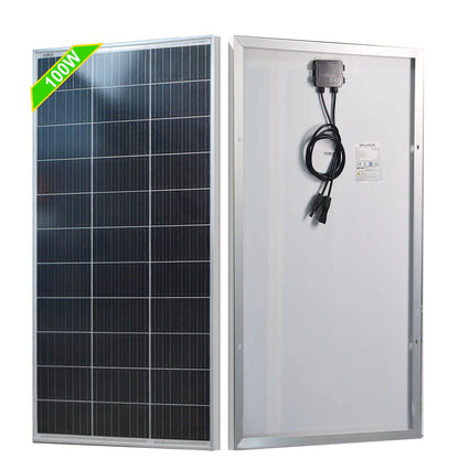 Panneau Solaire Rigide en Verre Monocristallin 100W – 18V - BLACKBEARD OUTDOOR INDUSTRIES