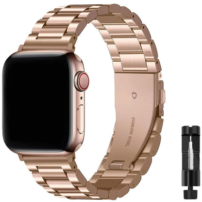 Bracelet en Acier Inoxydable pour Apple Watch – Bandes Métalliques pour iWatch Ultra / Series 10/9/8/7/6/5/4/3/SE BLACKBEARD OUTDOOR INDUSTRIES
