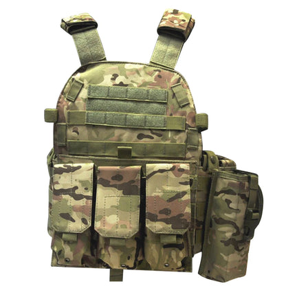 Gilet Porte-Plat en Nylon 600D Camouflage – Gilet de Protection Multifonction pour Chasse et Activités Outdoor - BLACKBEARD OUTDOOR INDUSTRIES
