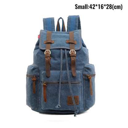 MARKROYAL Sac à Dos Vintage en Toile – Grand Format 36–55L | Compatible PC 14’’ | Unisexe - BLACKBEARD OUTDOOR INDUSTRIES