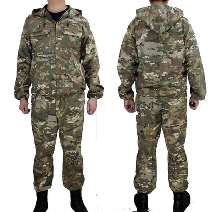 Tenue Camouflage Tactique Été – ATFG EMR White/Yellow Flower – Veste & Pantalon - BLACKBEARD OUTDOOR INDUSTRIES
