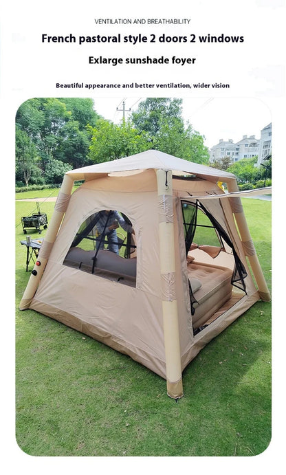 Tente Gonflable Lohascamping pour 4-5 Personnes - Air Shelter Dome Tent - BLACKBEARD OUTDOOR INDUSTRIES