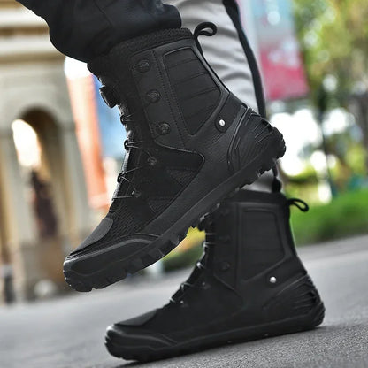 Bottes Moto Homme – Chaussures Respirantes 4 Saisons – Bottines de Moto Style Cruiser / Touring | Unisexe - BLACKBEARD OUTDOOR INDUSTRIES
