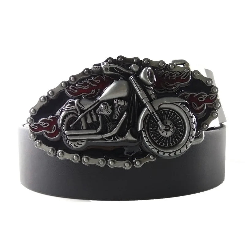 Ceinture en Cuir PU avec Boucle Métallique XXL pour Hommes - Accessoires Western Cowboy Ma boutique