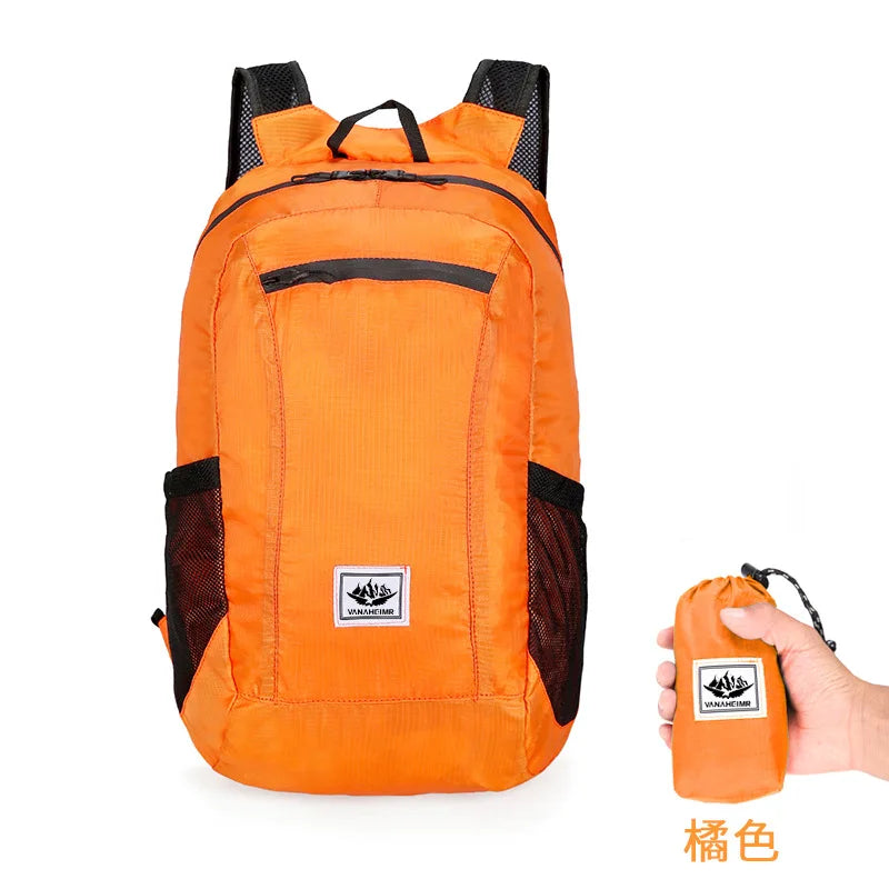 Sac à Dos Pliable 18L Ultra-Léger – Sac de Voyage, Randonnée, Cyclisme et Escalade - BLACKBEARD OUTDOOR INDUSTRIES